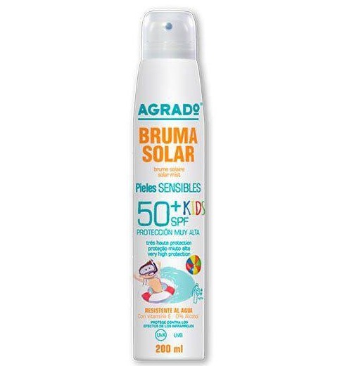 اسپری ضد آفتاب کودکان آگرادو اسپانیا SPF50